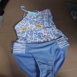 Girls' Peplum Wildflower Midkini Set
